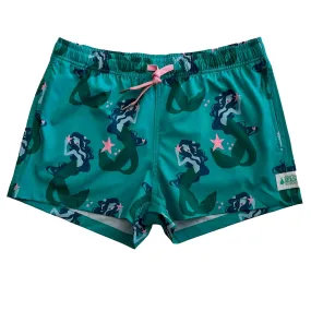 Women's Stretchy Shorts: Mermaids